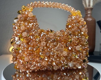 Chrystally beaded bag