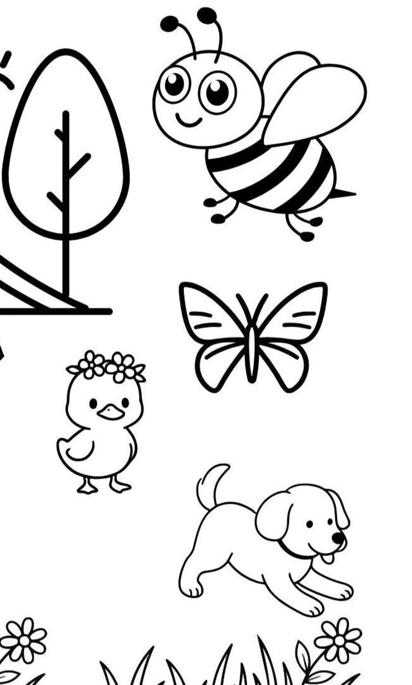 Spring Find the Difference Worksheet for Kids | Visual Activity ...