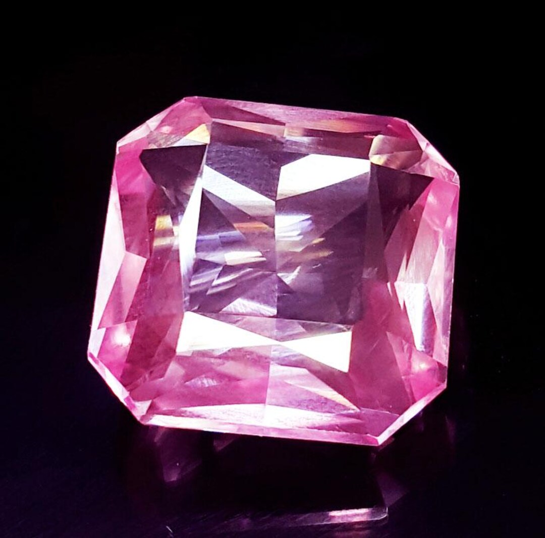 29+ct Natural Pink Morganite Flawless Certified Loose Gemstone Octagon ...