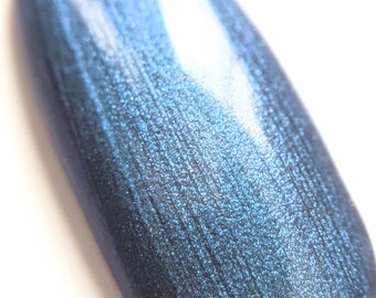 Navy Blue Shimmer, "Midnight Blue" - Indie Gel Polish, HEMA Free, 2-Step