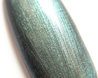 Olive Green Shimmer, "Loch Ness" - Indie Gel Polish, HEMA Free, 2-Step