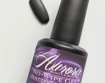 Matte, Velvet, Clear Top Coat Gel Polish, HEMA Free