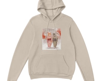Der 'Kimonos in Kyoto' Pullover Hoodie