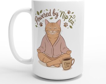 Versand aus Großbritannien | 15 Unzen Handschuhe Powered by 'Nip Tea Kaffeetasse