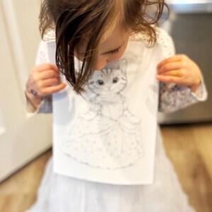 30 Page Printable Cat Coloring Book: Cozy Kitten Designs for Homeschool Quiet Time image 7