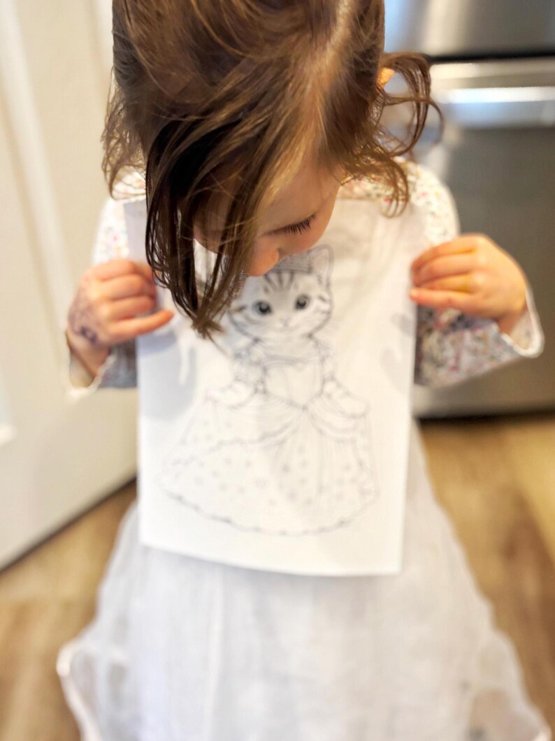 30 Page Printable Cat Coloring Book: Cozy Kitten Designs for Homeschool Quiet Time image 7