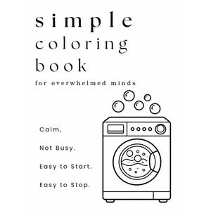 10 pages à colorier simples et audacieuses : l'échantillon « Brain Break » adapté aux TDAH