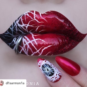 Fake nails, Halloween nails, snow white nails, Gothic nails, press on nails, glue on nails, made to order nails, false nails, acrylic nails