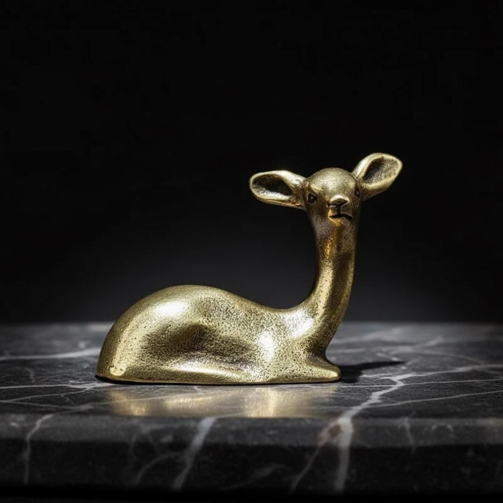 真鍮の鹿 - Etsy 日本