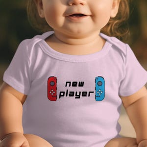 Neue Spieler Bodysuit, Gaming Controller Baby Outfit, Gamer Eltern Bekleidung