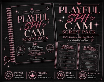 Playful SPH Cam Script Pack | Adult Creator Teasing Guide (Digital PDF)