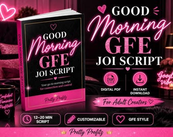 Good Morning GFE JOI Script for Adult Creators (PDF Download)