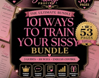 Sissy Training Manual: 101 Prompts, Tasks, Trackers (PDF Download)