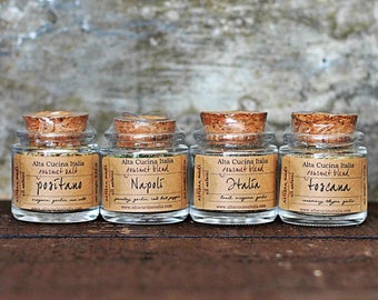 Gourmet Seasoning Blends, Salts & Gourmet Spices for Italian Cooking - Flavors from Italy in a Jar - Italian Seasoning and Salt Blends Jars