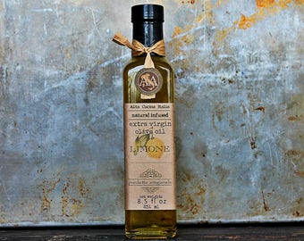 Lemon Infused Extra Virgin Olive Oil - Lemon Flavored Olive Oil