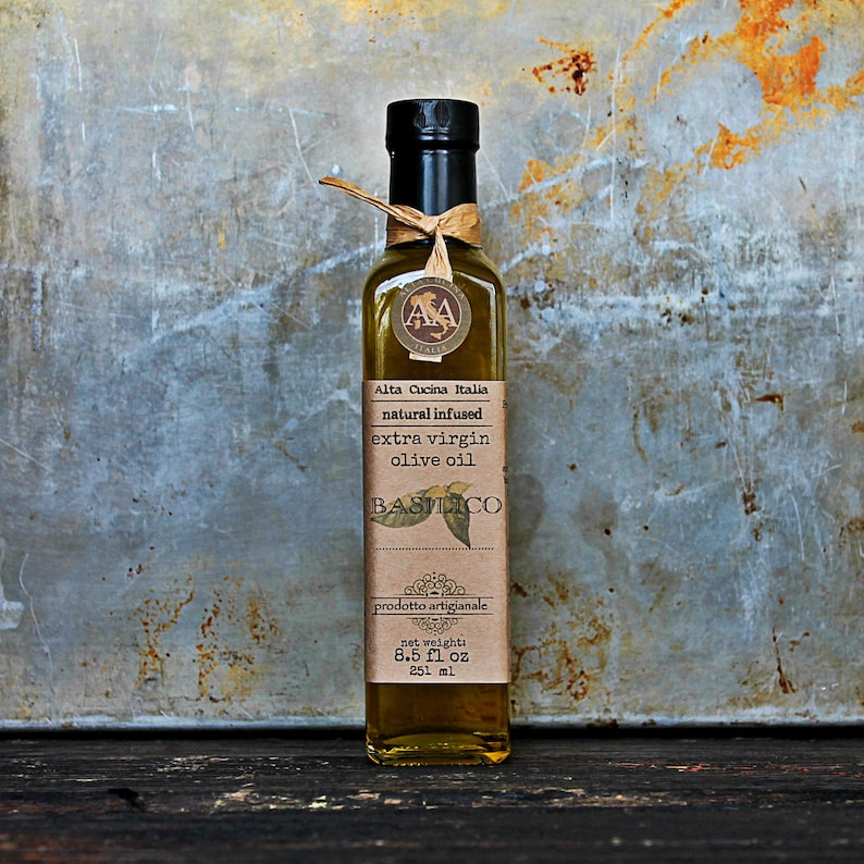 Basil Flavored Olive Oil