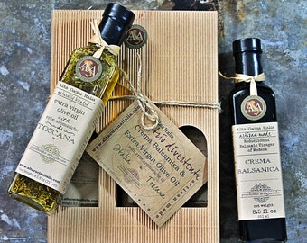 Olive Oil & Balsamic Sampler Kitchen Gift Box