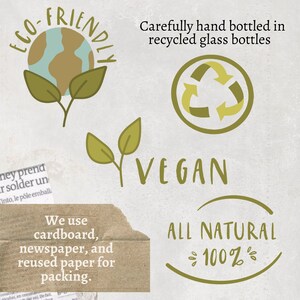 vegan, eco-friendly, recycled, all natural