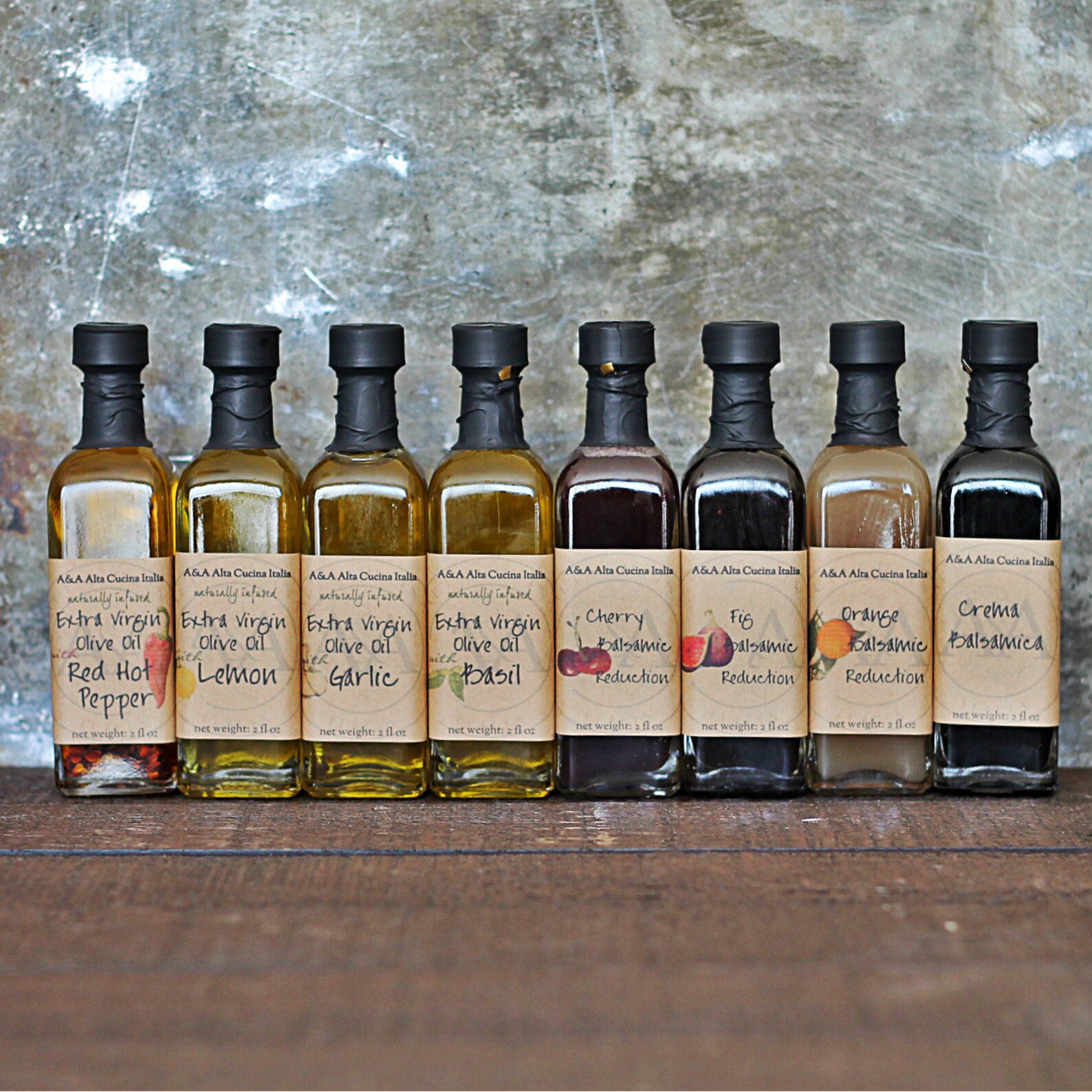 Olive Oil and Balsamic Vinegar Italian Sampler Set Holiday Etsy