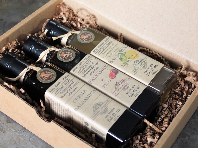 Assorted Flavored Balsamic Vinegar Gift Box