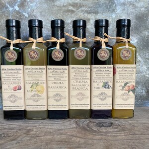 Flavored Balsamic Vinegars Glazes
