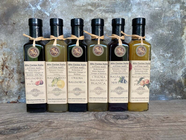 Flavored Balsamic Vinegars Glazes