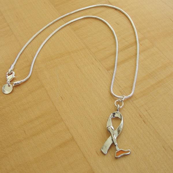 Amputee Awareness NECKLACE - Prosthetic Limb Awareness - Limb Difference Awareness