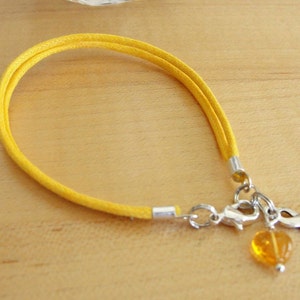 Gold Awareness Bracelet Cotton Pediatric Cancer, Rhabdomyosarcoma, Neuroblastoma & More image 1