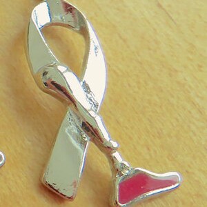 Amputee Awareness KEYCHAIN RING Prosthetic Leg Awareness Limb difference Awareness Pink