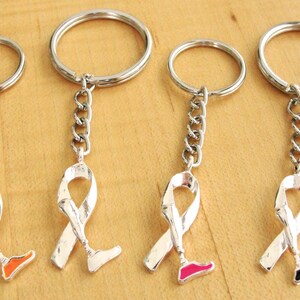 Amputee Awareness KEYCHAIN RING Prosthetic Leg Awareness Limb difference Awareness image 5