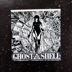GHST SHLL-sticker "1995" - 4 x 4" [weerbestendige vinyl bumpersticker] [Cyberpunk-manga-anime 80s 90s]