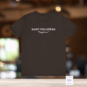 Saint Philomena Prayer Tee | Catholic Gift, Devotional Shirt image 6