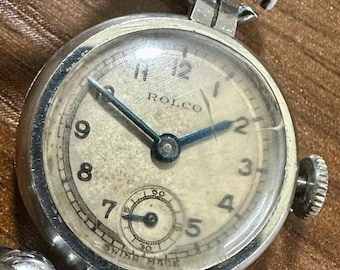 ROLCO by ROLEX art déco-urtavla med sekundvisare