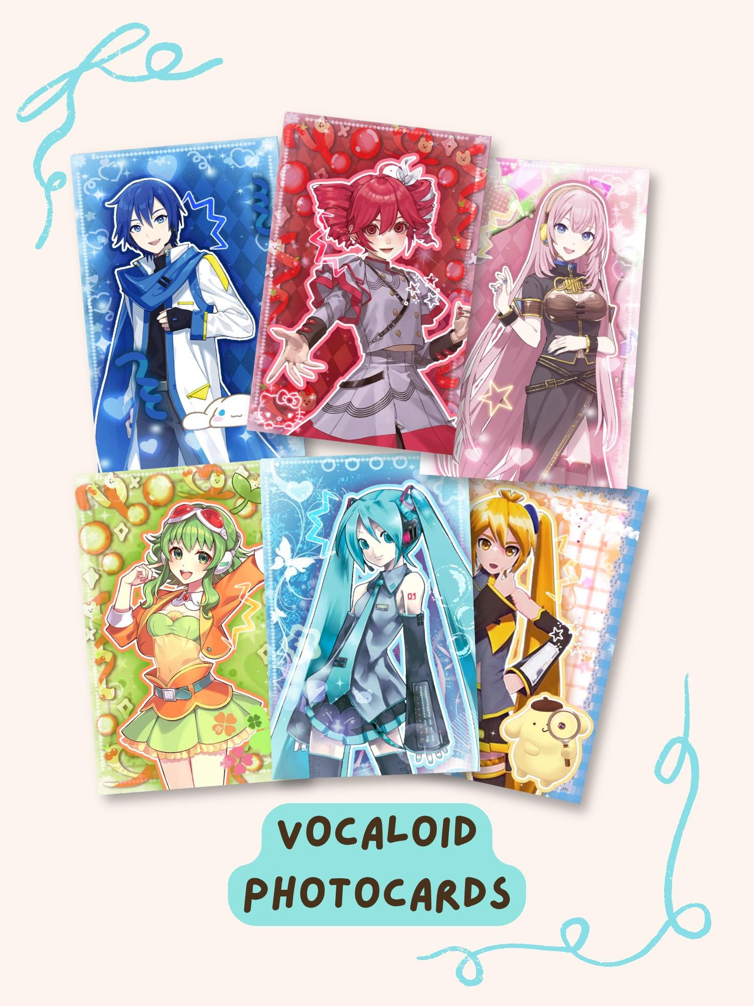 Vocaloid Cards - Etsy