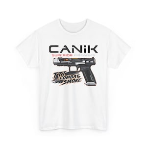 Canik Firearms Tee | TTI Combat Smoke Graphic Firearm Design