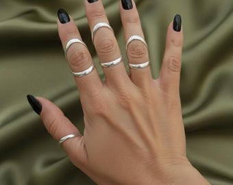 Sterling Silver Splint Ring, Mallet Finger, Arthritis Support