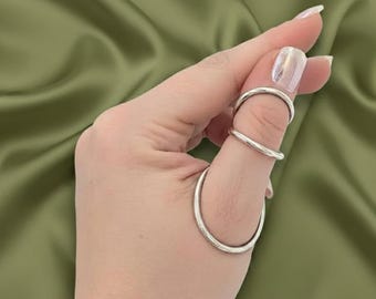 Silver Thumb ring , Arthritis Ring, MCP Hyperextension Splint, Trigger finger ,