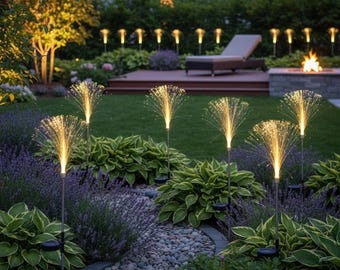 Solar Garden Lights Outdoor - Waterproof LED Landscape Lighting for Pathway, Lawn, and Yard Decor - Eco-Friendly Solar Path Lights