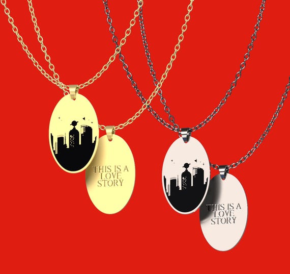 Superman Superbat Pendant Enamel Necklace- Gold & Silver available