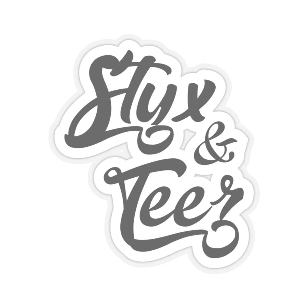 Styx&tees Logo Kiss-cut Sticker | Vinyl Decal Laptop Sticker - Etsy