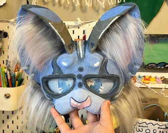 jayfeather wcue therian style cat mask! - handmade original, hq mask!