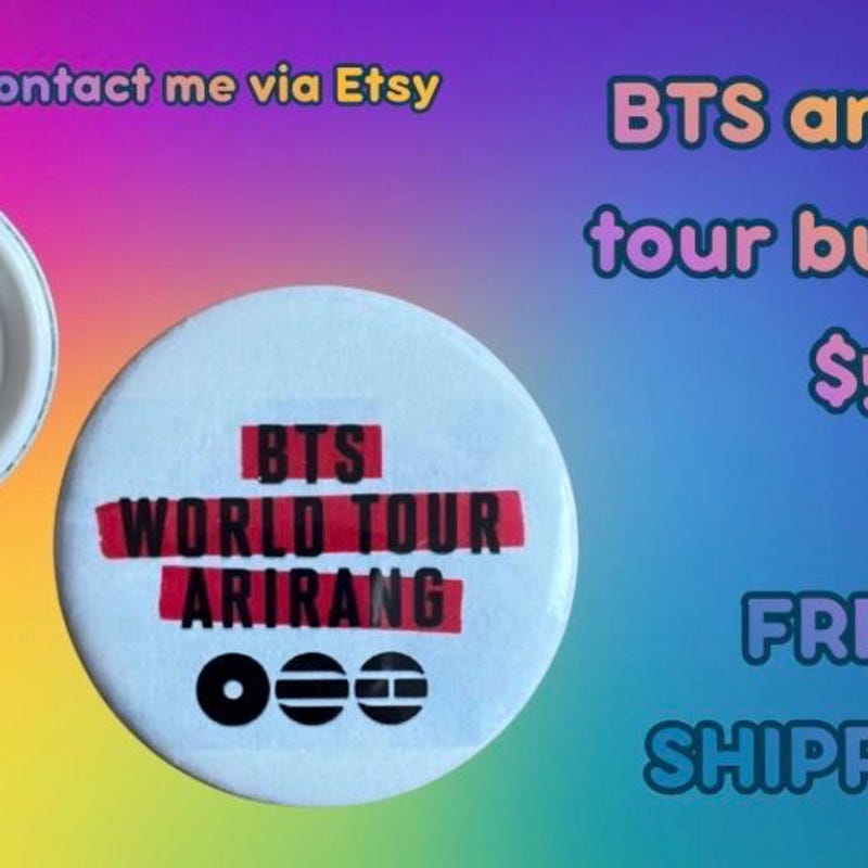 Bts Buttons - Etsy