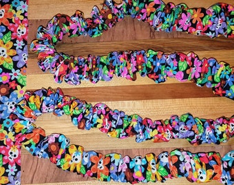 Handmade Elastic Stretch/Stretchy Dog Leash - Custom Fabric Choices Available