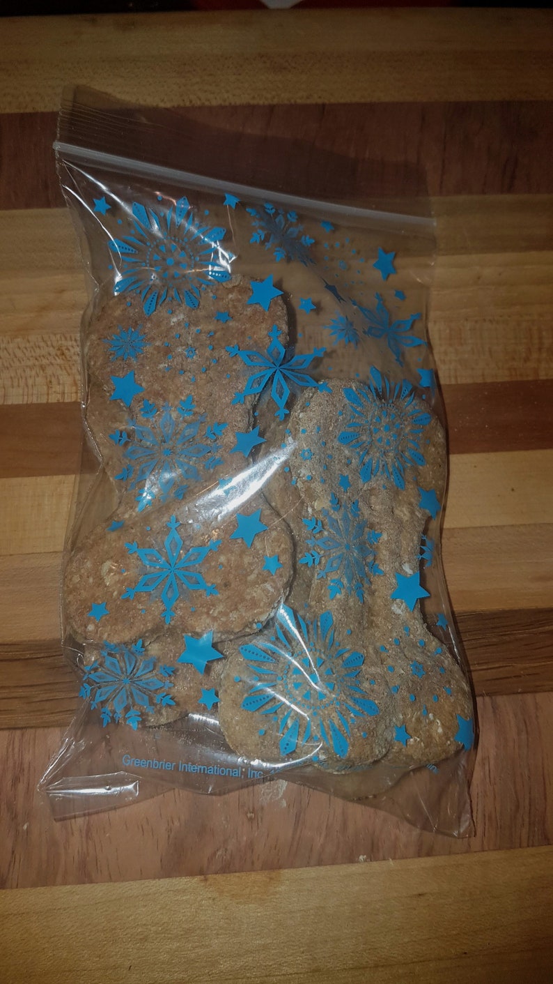 Holiday Dog Treat Multi-Pack. 5 Small Bags of Fresh Baked Dog Treats Wheat Free Available image 5