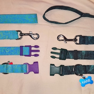 Matching Collar and Leash Set