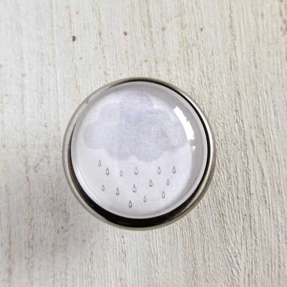 Cloud Rain Knob Nursery Dresser Drawer Cabinet Etsy