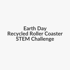 Recycled Roller Coaster Track STEM Challenge - Technische Aktivität für Kinder