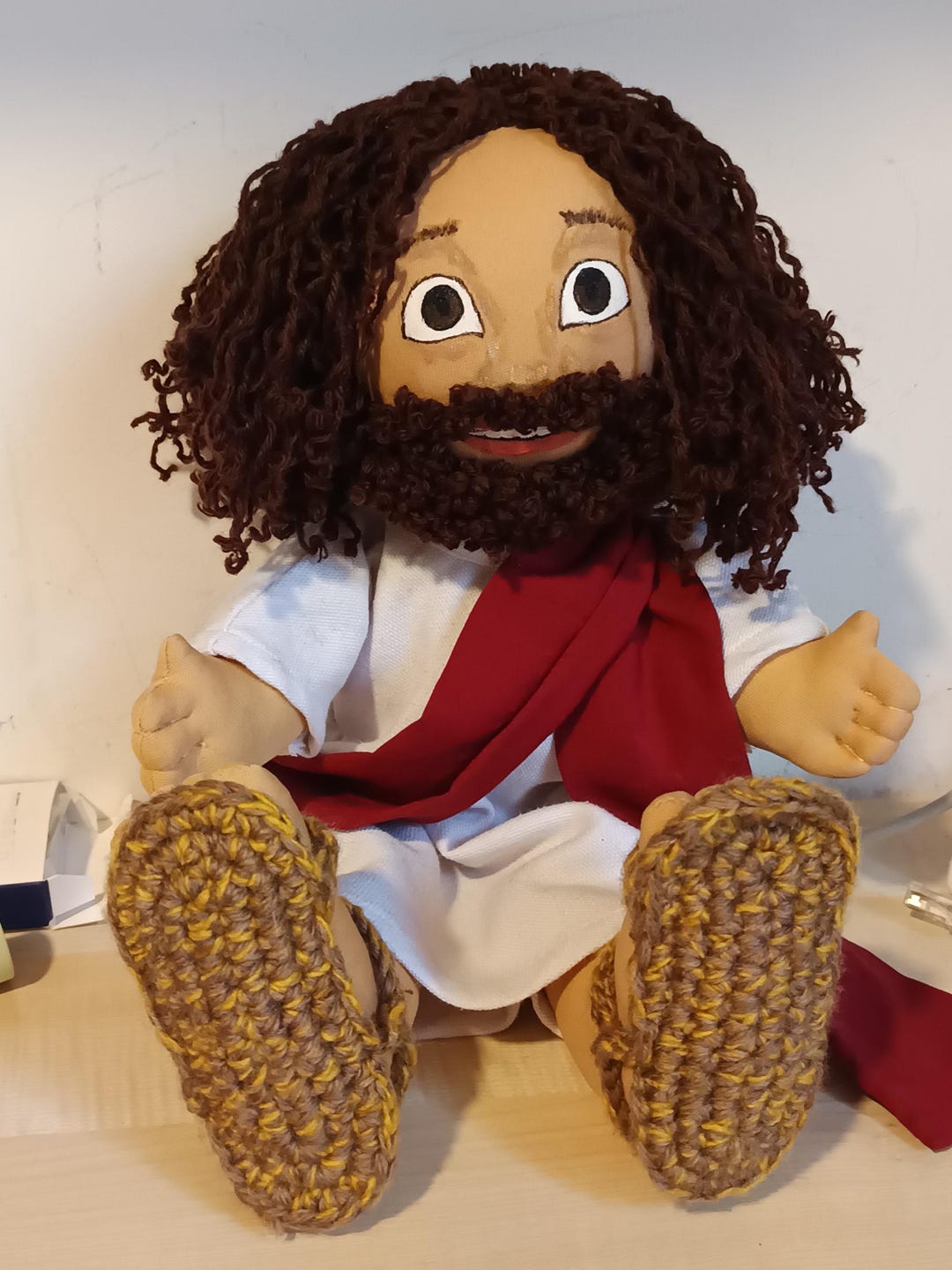 Marioneta De Jesús De 14 Pulgadas – Títere De Mano Educativo Y Creativo Para Niños