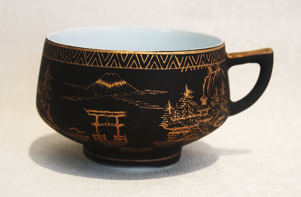 Vintage Fine China Noritake Kutani Tea Set Etsy