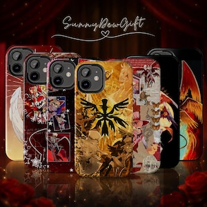 Lucifer Morningstar Hazbin Hotel Phone Cover, Lucifer iPhone 17 16 15 14 13 12 11, Hazbin Hotel Tough Phone Case